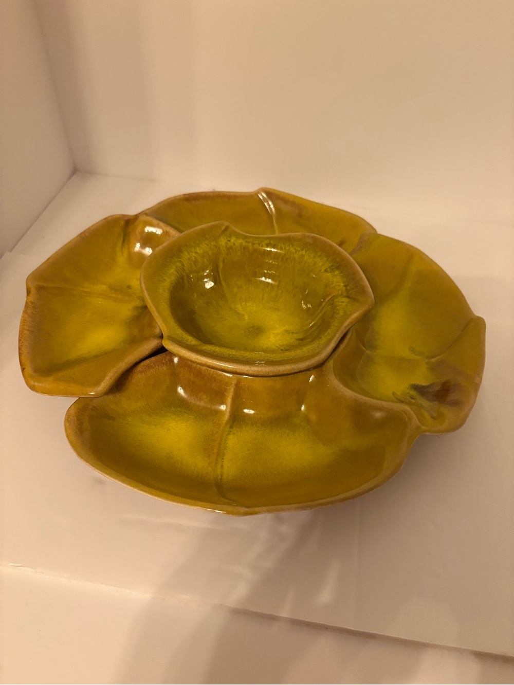 MCM, vintage Cal. Org. Chip/ dip serving  set. #146
